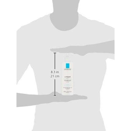 La Roche-Posay Lipikar Body Emulsion, 400ml Daily Moisturizing Body Lotion for Dry Sensitive Skin