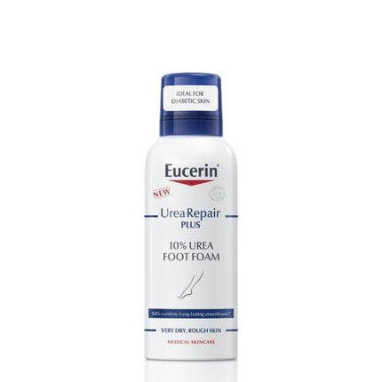 Eucerin UreaRepair PLUS 10% Urea Foot Foam, 150ml Moisturizing Foot Care for Dry & Rough Feet