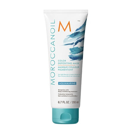 Moroccanoil Color Depositing Mask Aquamarine, 30ml - Temporary Color-Enhancing Hair Mask