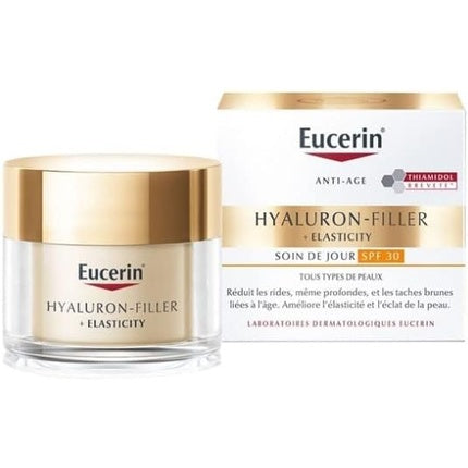 Eucerin Hyaluron-Filler + Elasticity Day Care SPF 30, 50ml | Anti-Ageing Day Cream for Mature Skin