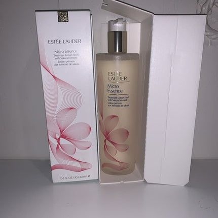 Estée Lauder Micro Essence Treatment Lotion Fresh with Sakura Ferment, 400ml - Hydrating Facial Essence Lotion