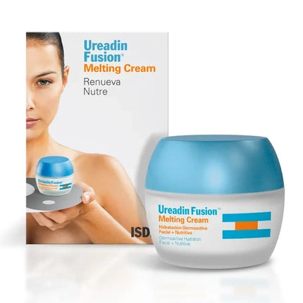 ISDIN Ureadin Fusion Melting Cream, 50ml Daily Moisturizing Face Cream for Dry Skin