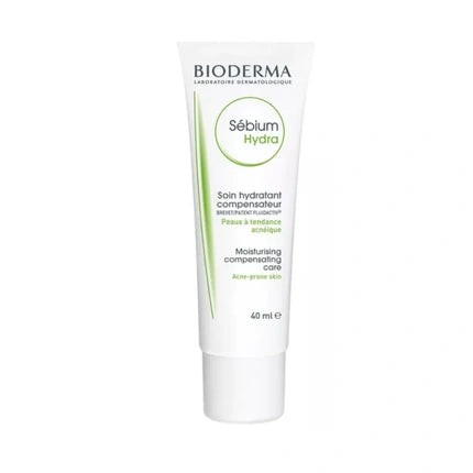 Bioderma Sébium Hydra Moisturising Compensating Cream, 40ml – Hydrating Face Cream for Oily & Blemish-Prone Skin