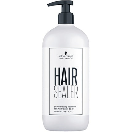 Schwarzkopf Professional Hair Sealer pH Neutralizing Treatment, 750ml | Post-Colour Hair Treatment for Colour Protection
