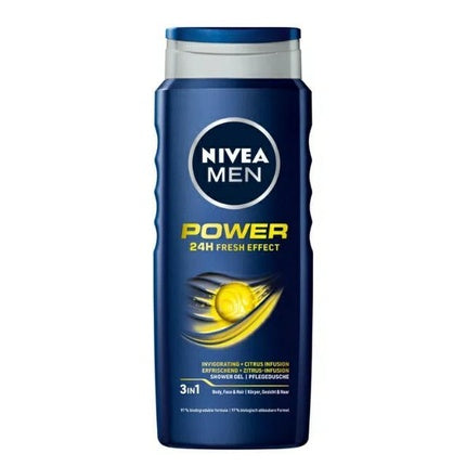 Nivea Men Power Fresh Shower Gel, 500ml