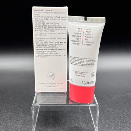 My Clarins RE-BOOST Refreshing Hydrating Cream, 30ml (1oz) with Goji Berry Extract Vegan Face Moisturizer