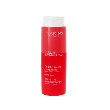 Clarins Eau Dynamisante Energizing Fresh Shower Gel, 200ml | Refreshing Body Cleanser with Essential Oils
