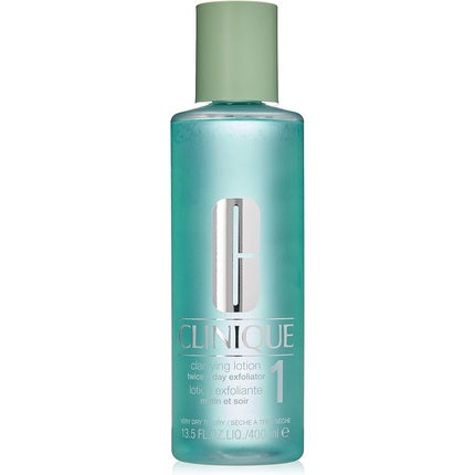 Clinique Clarifying Lotion 1 for Very Dry to Dry Skin, 400ml Facial Exfoliating Lotion