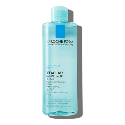 La Roche-Posay Effaclar Ultra Micellar Water for Oily Skin, 400ml Purifying Makeup Remover & Facial Cleanser