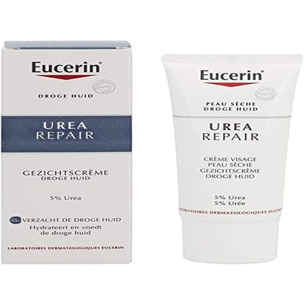 Eucerin UreaRepair Face Cream for Dry Skin 5% Urea, 50ml Daily Moisturising Face Cream
