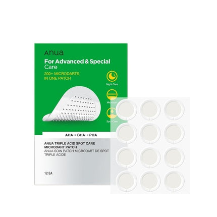 Anua Triple Acid Spot Care Microdart Patch (Deep Early Stage Spot) 12 Patches