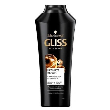 Schwarzkopf Gliss Ultimate Repair Shampoo, 370ml for Damaged Hair