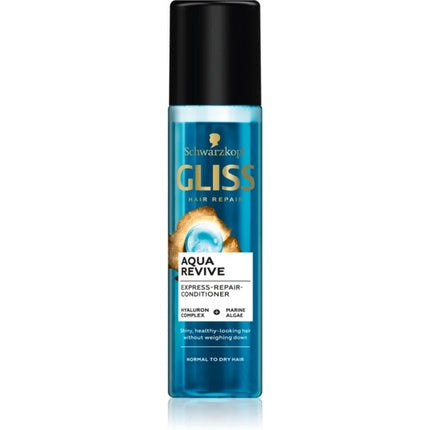Schwarzkopf Gliss Aqua Revive Anti-Knot Spray, 200ml Leave-In Hair Spray for Normal to Dry Hair