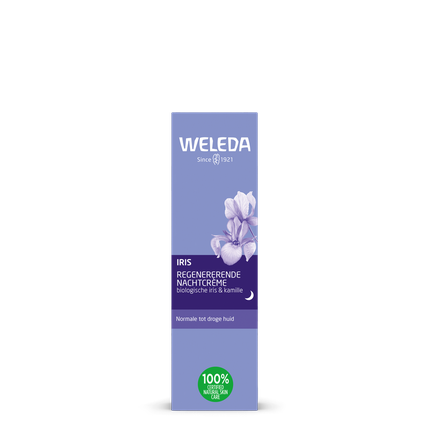 Weleda Iris Regenerating Night Cream (N) | Nourishing Overnight Face Cream for Normal to Dry Skin