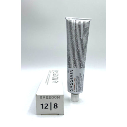 Wella Sassoon Colour Cremagel 12/8 Permanent Hair Colour, 60ml | Professional Ultra Light Pearl Blonde Hair Colour