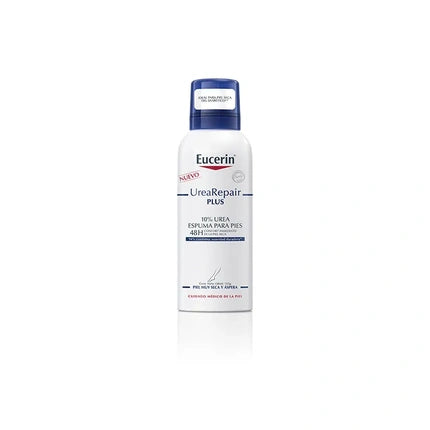 Eucerin UreaRepair PLUS 10% Urea Foot Foam, 150ml Moisturizing Foot Care for Dry & Rough Feet