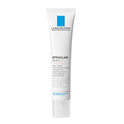 La Roche-Posay Effaclar Duo+ Unifying Light, 40ml Tinted Anti-Blemish Moisturiser for Oily Skin