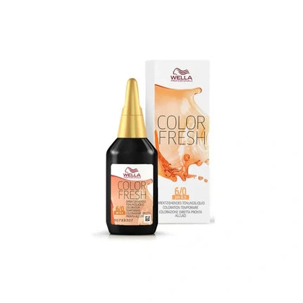 Wella Color Fresh 6/0 Dark Blonde Semi-Permanent Hair Colour, 75ml Ammonia-Free