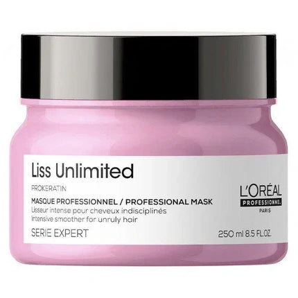 L'Oreal Professionnel Serie Expert Liss Unlimited Professional Hair Mask, 250ml | Smoothing Hair Mask for Frizzy Hair
