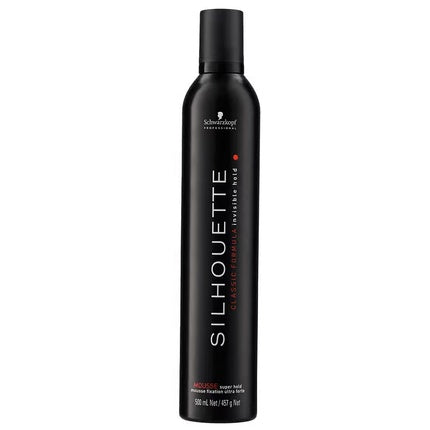 Schwarzkopf Professional Silhouette Super Hold Mousse Extra Strong Hair Foam, 500ml