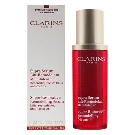 Clarins Super Restorative Remodelling Serum, 30ml Anti-Ageing Face Serum for Mature Skin