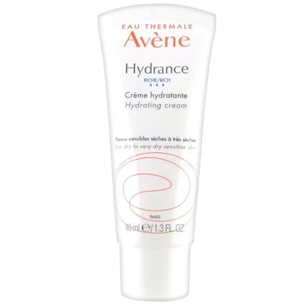 Avène Hydrance Rich Hydrating Cream, 40ml – Rich Moisturising Face Cream for Dry to Very Dry Sensitive Skin with Long-Lasting Hydration