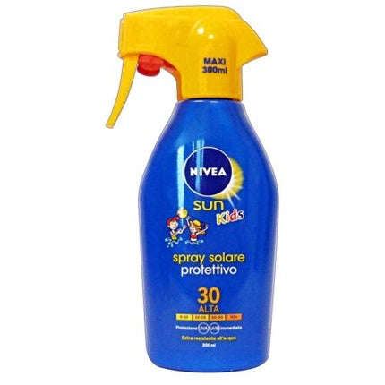 Nivea Sun Kids SPF 30 Trigger Spray, 300ml Broad Spectrum Sunscreen for Children's Delicate Skin