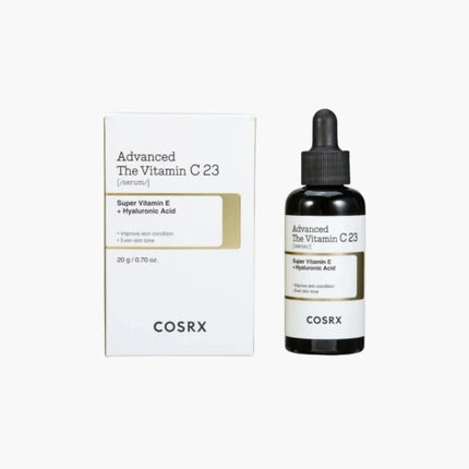 COSRX The Vitamin C 23 Advanced Serum with Vitamin E & Hyaluronic Acid, 20g Brightening Face Serum
