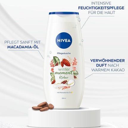 Nivea Winter Moments Cocoa Care Shower Cream Body Wash, 250ml