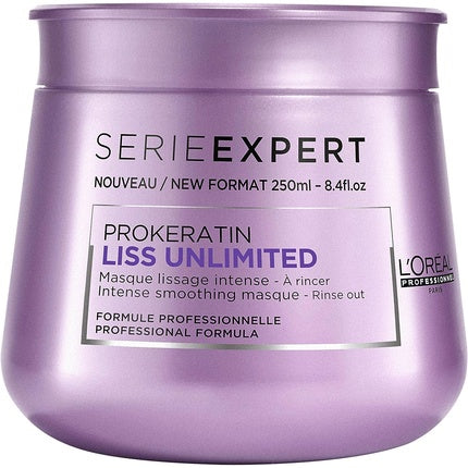 L'Oreal Professionnel Serie Expert Liss Unlimited Hair Mask, 250ml | Smoothing Mask for Frizzy Hair