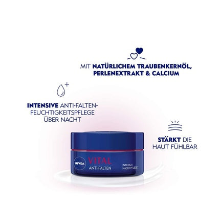 Nivea Vital Intensive Night Care Rich Moisturizing Face Cream, 50ml