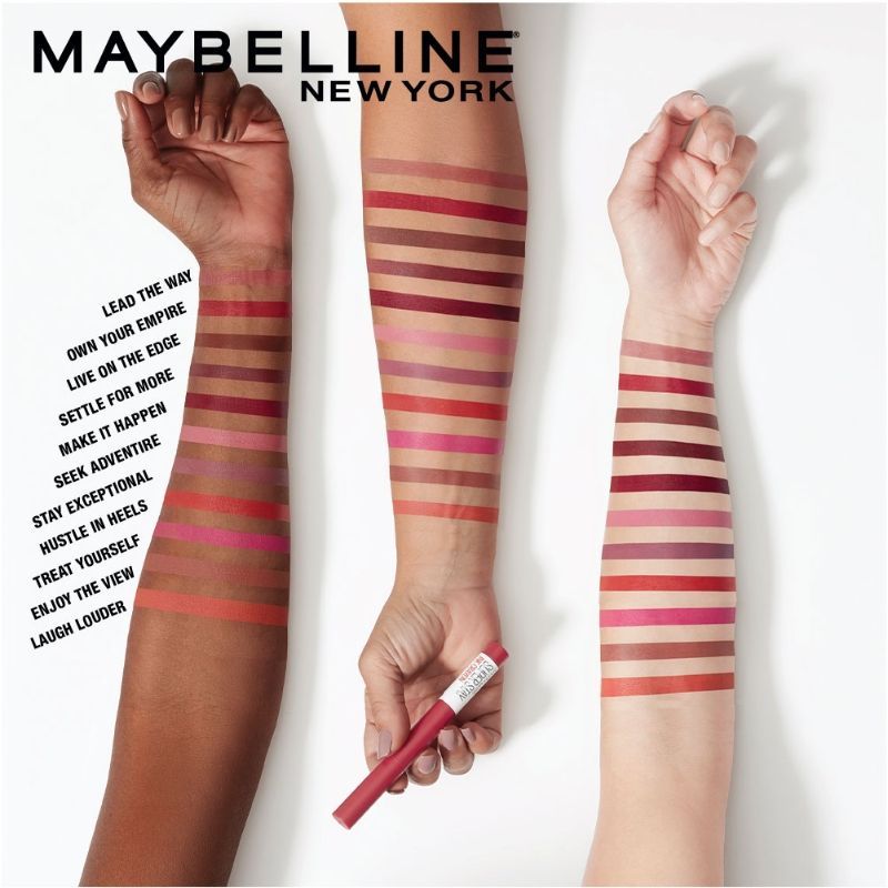 Maybelline New York Matte Ink Crayon Lipstick, Smudgeproof, Lasts Up To 8H - 20 Enjoy the View, 1.2g Buy at Indicrest Image 7