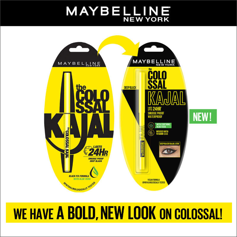 Maybelline New York The Colossal Kajal, Smudgeproof & Waterproof Lasts Up To 24H - Deep Black, 0.35g Buy at Indicrest Image 2