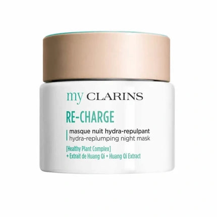 Clarins My Clarins RE-CHARGE Hydra-Replumping Night Mask, 50ml – Hydrating & Detoxifying Overnight Face Mask
