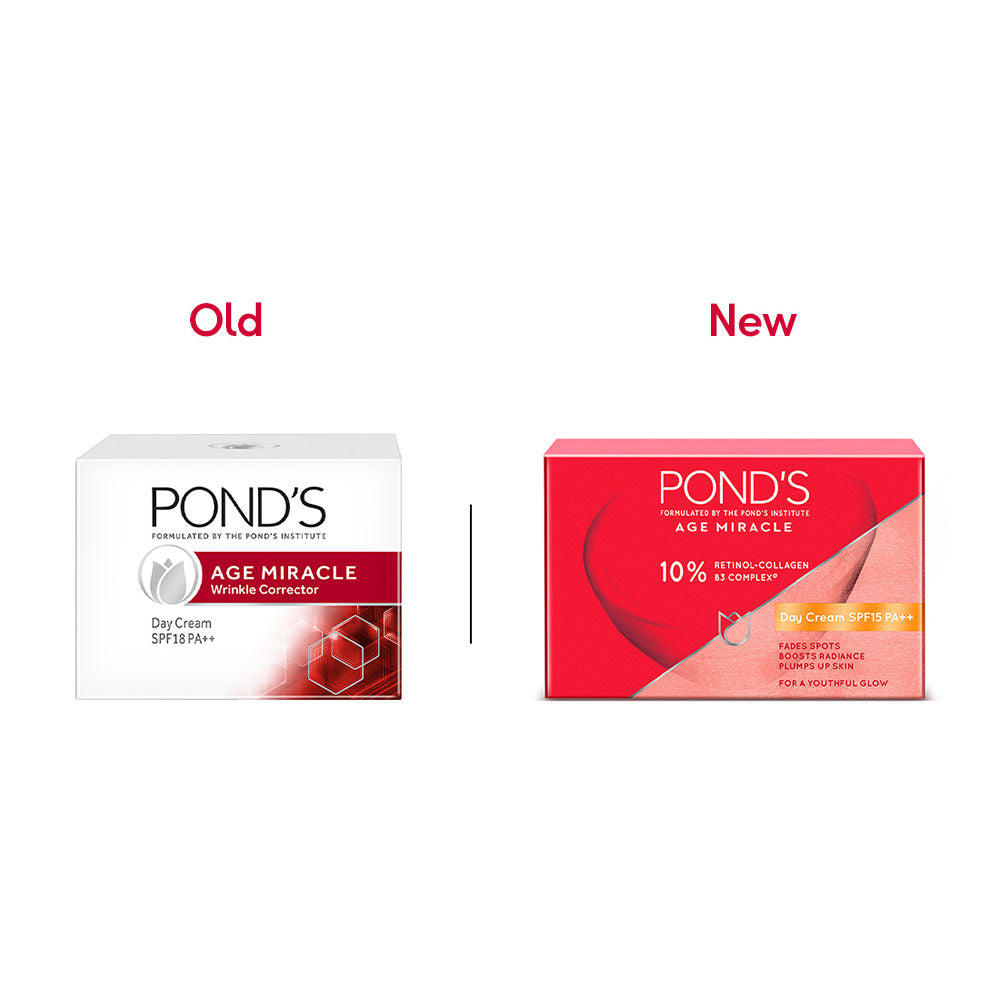 Pond’s Age Miracle Anti Aging Day Cream with 10% Retinol-C Niacinamide & Collagen Complex SPF 15 PA++, 35g Buy at Indicrest Image 7