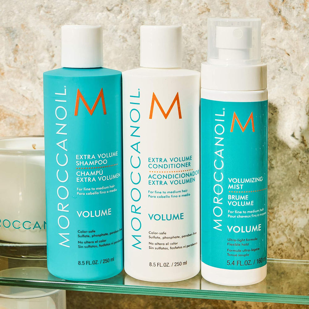 Moroccanoil Extra Volume Shampoo | Argan Oil & Linden Bud | Boosts Shine & Volume For Fine, Limp Hair, 250ml