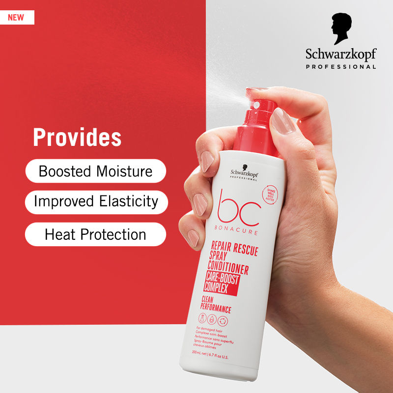 Schwarzkopf Professional Bonacure Repair Rescue Spray Conditioner With Arginine, 200ml Buy at Indicrest Image 5