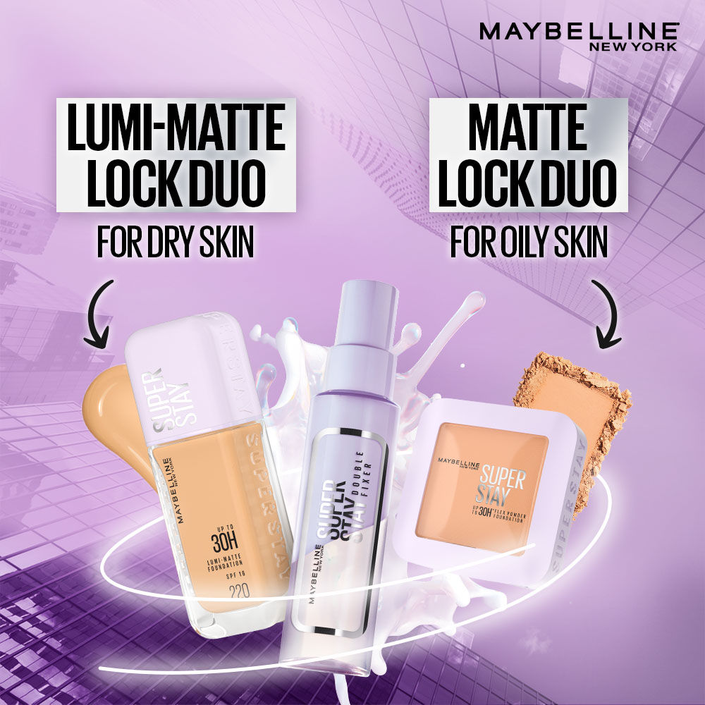 Maybelline New York Superstay Double Fixer, Double Fixing Polymers For 2X Longwear + 24H Hydration, 55ml Buy at Indicrest Image 8