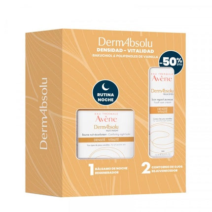 Avène DermAbsolu Night Eye Contour Cream, 40ml – Nourishing Overnight Eye Care for Mature & Sensitive Skin
