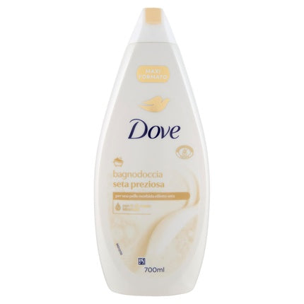 Dove Silk Shower Gel, 700ml Moisturizing Body Wash