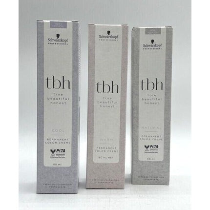 Schwarzkopf Professional TBH – True Beautiful Honest Cool Permanent Hair Color, 60ml (Various Shades)