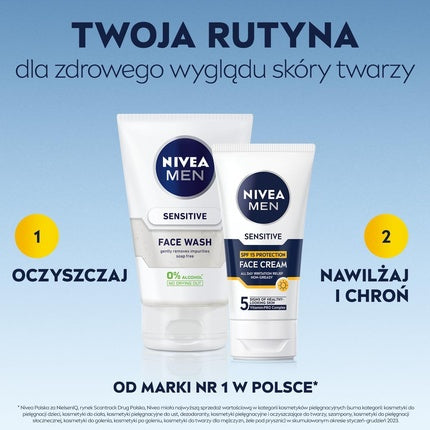 Nivea MEN Moisturizing Cream with Chamomile - Daily Face, Hand & Body Moisturiser for Men
