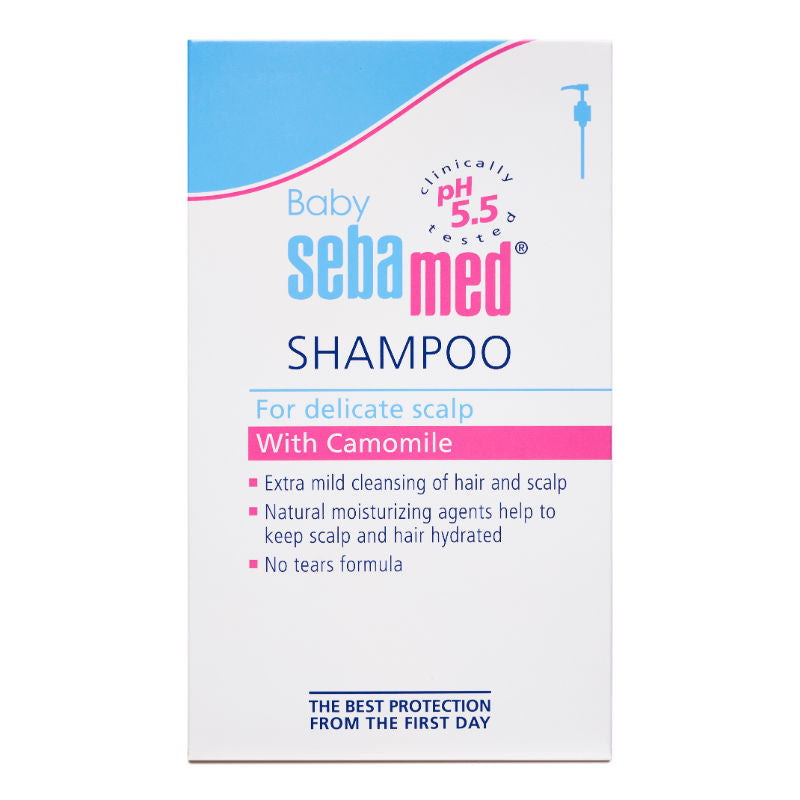 Sebamed Baby Shampoo, PH 5.5, Camomile, Natural Moisturisers, No Tears Formula, For Delicate Scalp, 500ml Buy at Indicrest Image 2