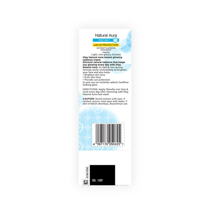 Olay tural Aura Instant Glowing Radiance Cream With Niacimide, 40g Buy at Indicrest Image 7