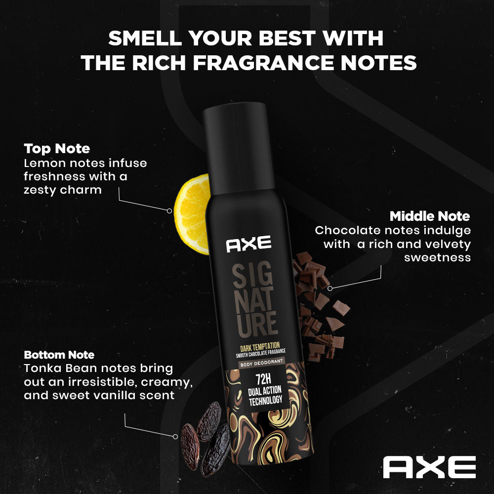 Axe Sigture Body Perfume Dark Temptation Combo Pack Of 2 Buy at Indicrest Image 6