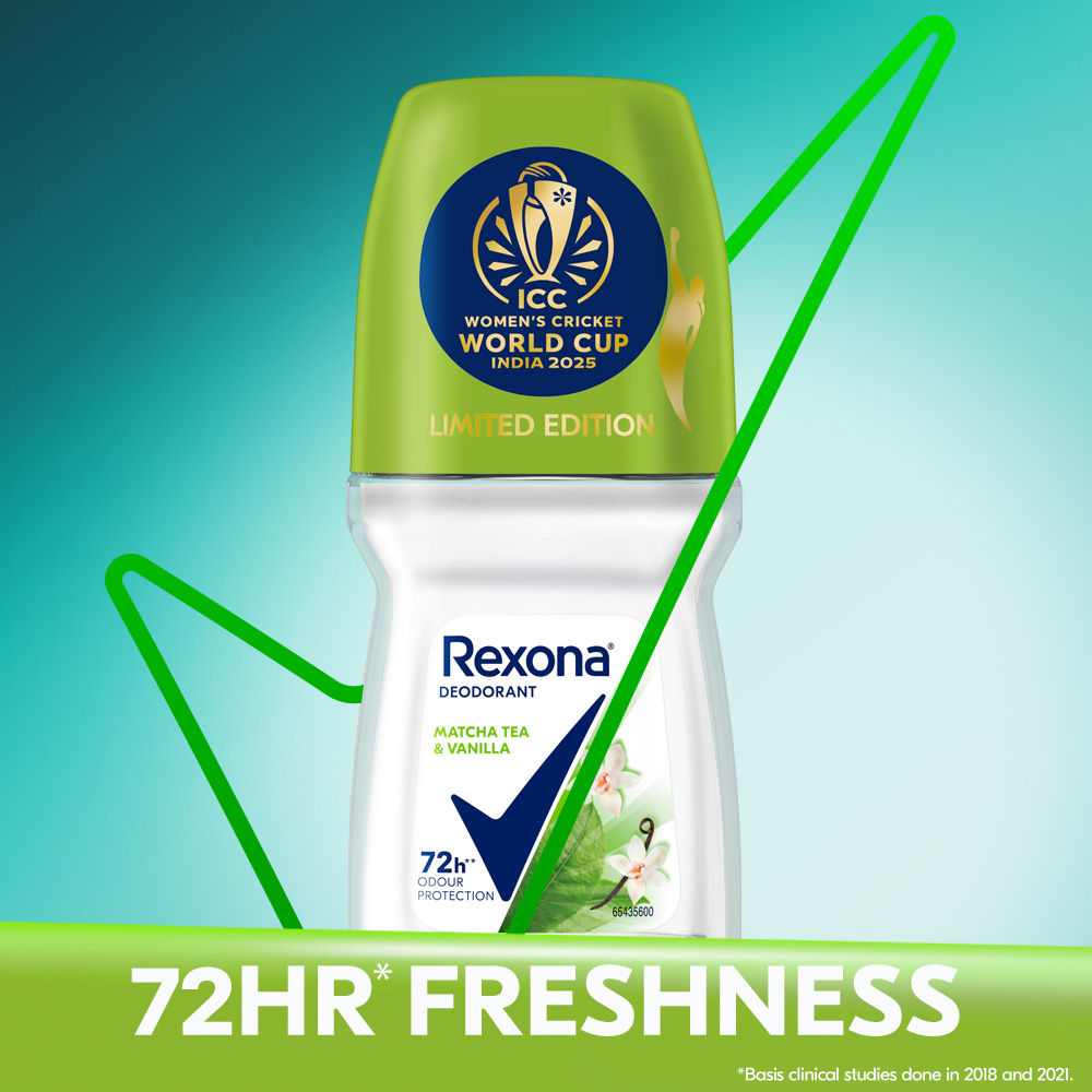 Rexona Antiperspirant Roll-on - Matcha Tea And Vanilla, 50ml Buy at Indicrest Image 3