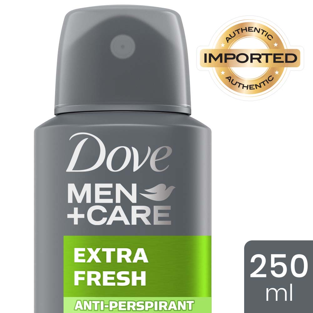 Dove Men + Care Extra Fresh Dry Spray Antiperspirant Deodorant, 250ml Buy at Indicrest
