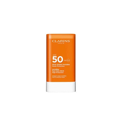 Clarins Invisible Sun Care Stick SPF 50 – High Protection Sunscreen Stick for Face & Sensitive Areas