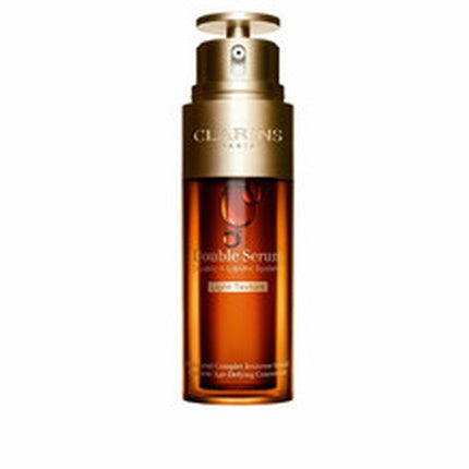 Clarins Double Serum Light Texture Complete Age Control Concentrate, 50ml – Lightweight Anti-Ageing Face Serum for All Skin Types