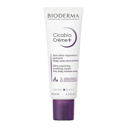 Bioderma Cicabio Cream Ultra-Repairing Soothing Cream, 40ml | Skin Barrier Care Cream for Fragile & Irritated Skin